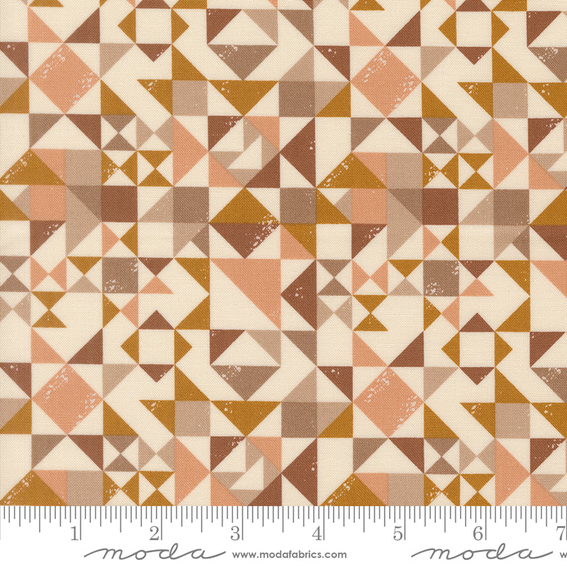 Wellspring - Quilt Blocked Geometrics Eggshell