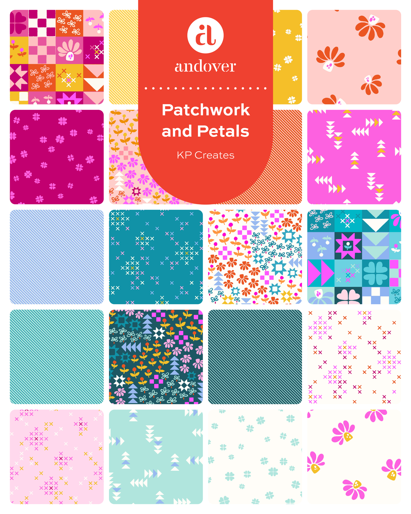 PREORDER || Patchwork & Petals - Patchwork and Petals Midnight Teal