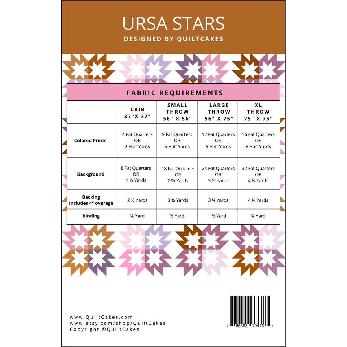Ursa Stars - Quilt Cakes