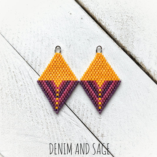 Harvest sunset earrings