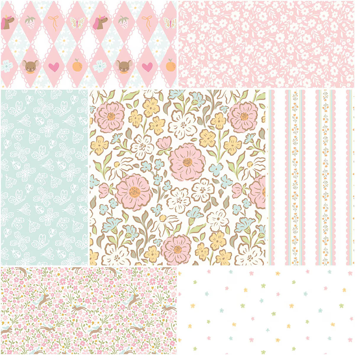 PREORDER || Little Posies - Fat Quarter Bundle (21)