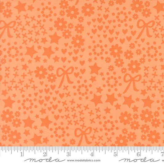 PREORDER || Maker's Delight - Doodles Florals Bows Stars Hearts Cantaloupe