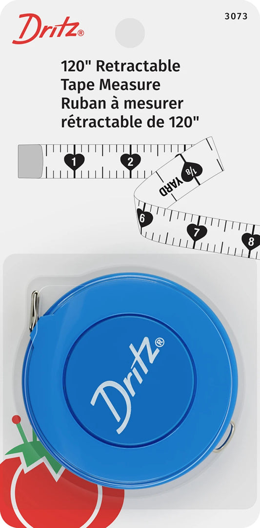 Retractable Tape Measure - 120 Inch