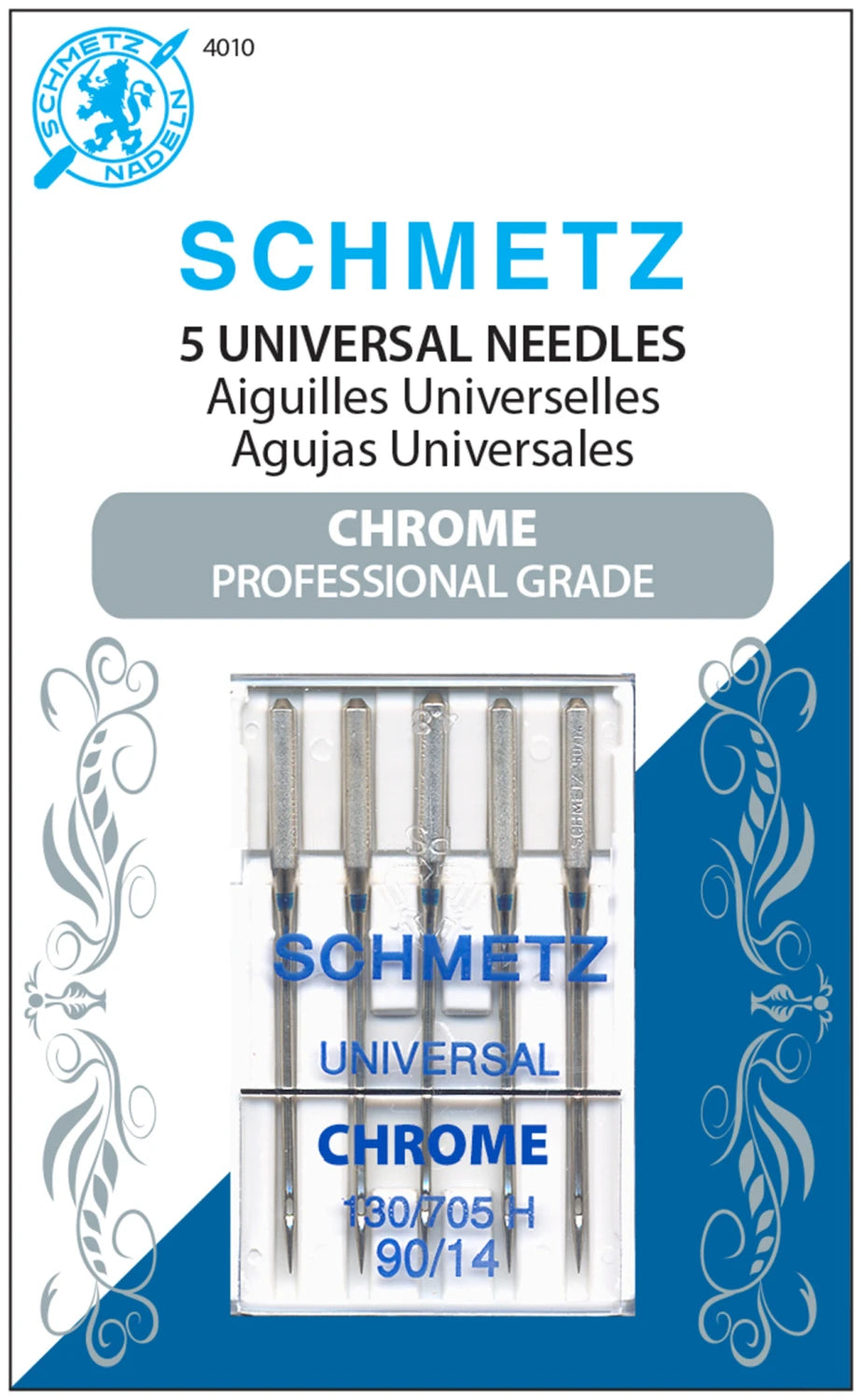 Schmetz - Chrome Universal Needle 90/14 - 5 Count