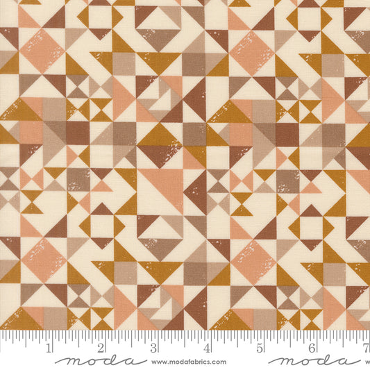 Wellspring - Quilt Blocked Geometrics Eggshell