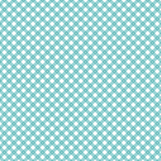 Gingham Picnic - Aqua