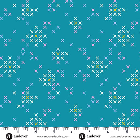 PREORDER || Patchwork & Petals - Floral Stitches Tidewater