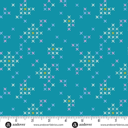 PREORDER || Patchwork & Petals - Floral Stitches Tidewater