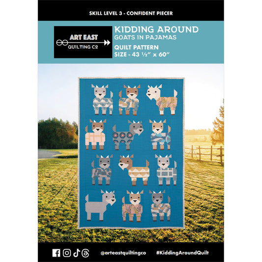 Kidding Around Quilt Pattern - Art East - Paper Pattern