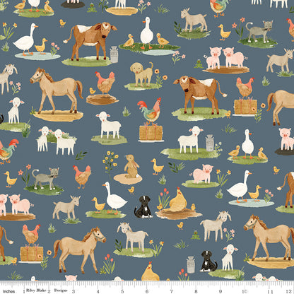PREORDER || Lil' Farm Friends - Fat Quarter Bundle (18)