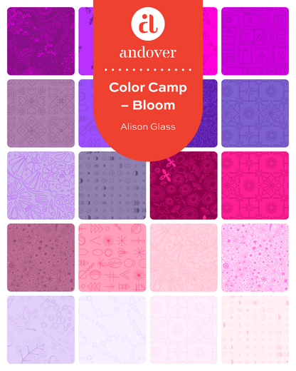 PREORDER || Color Camp - Bloom Fat Quarter Bundle (21)