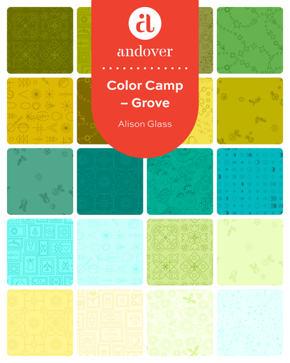 PREORDER || Color Camp - Grove Fat Quarter Bundle (21)