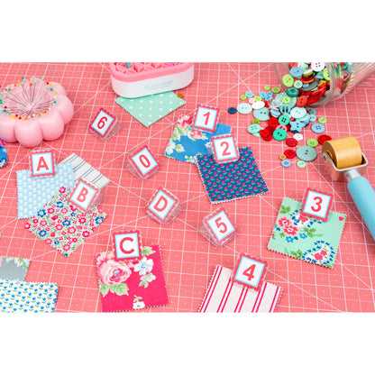 It's Sew Emma - AlphaClippies Alphabet Clips Pink - 36 Count