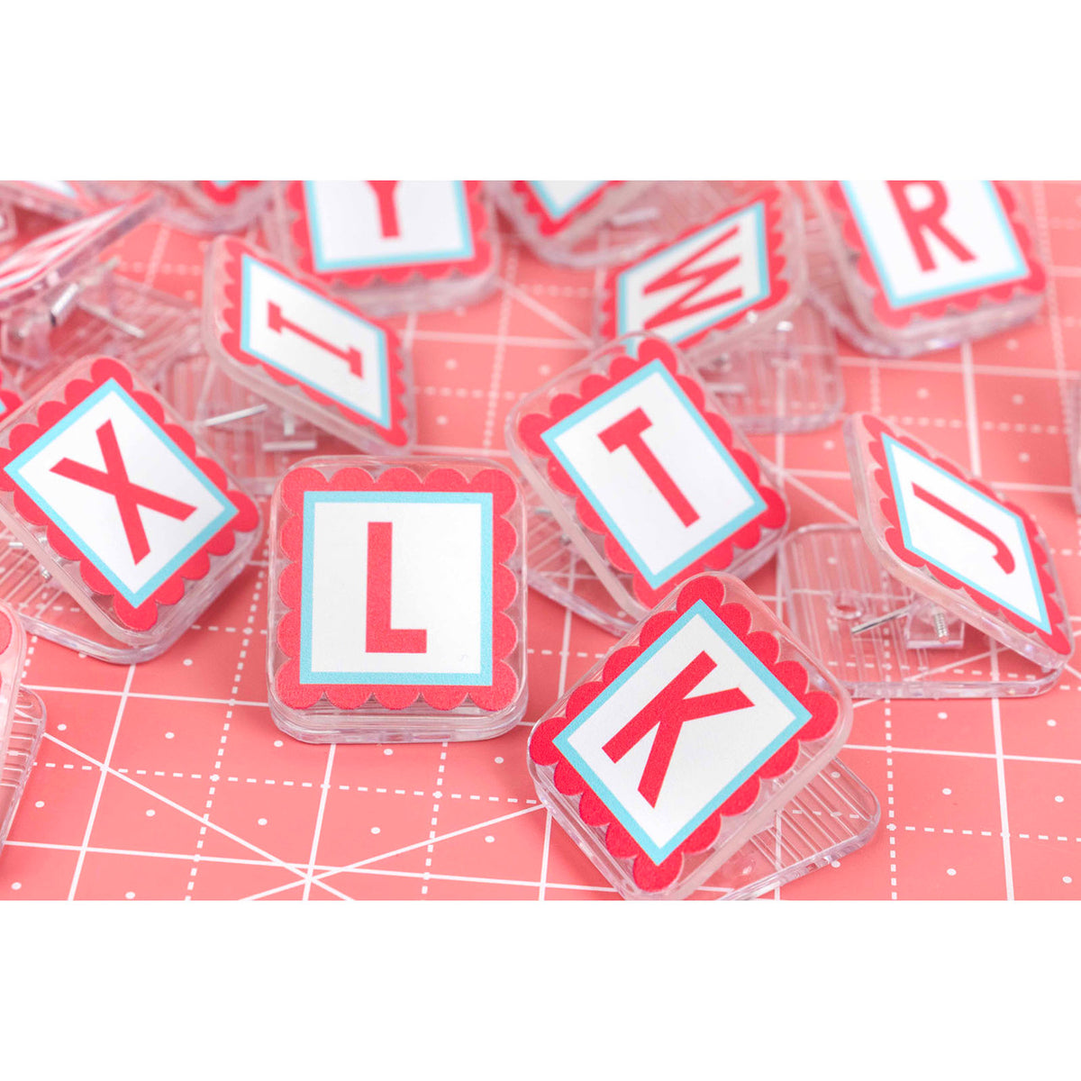 It's Sew Emma - AlphaClippies Alphabet Clips Pink - 36 Count