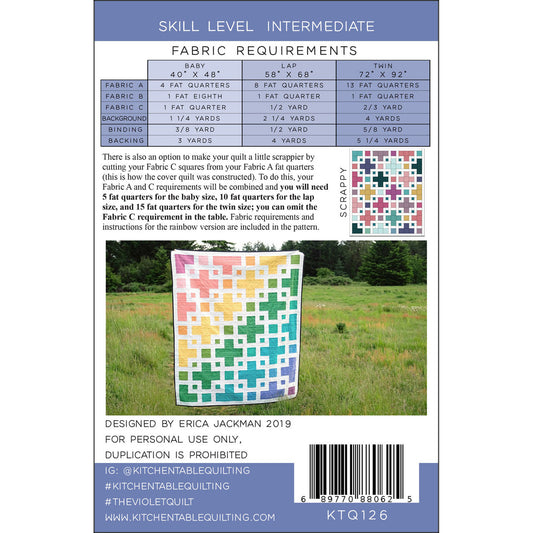 Then Violet Quilt - Kitchen Table Quilting