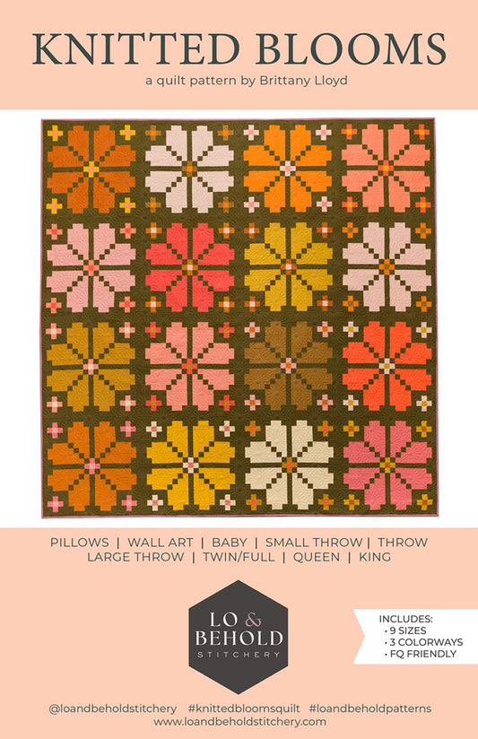 Knitted Blooms - Lo & Behold Stitchery
