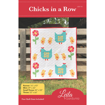 Chicks in a Row - Leila Gardunia Design