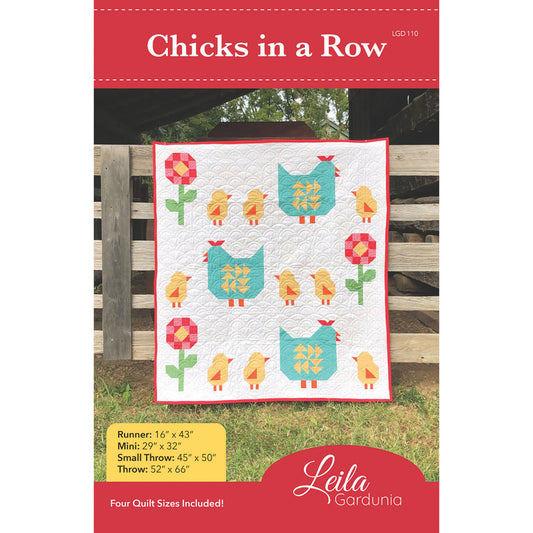 Chicks in a Row - Leila Gardunia Design