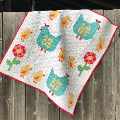 Chicks in a Row - Leila Gardunia Design