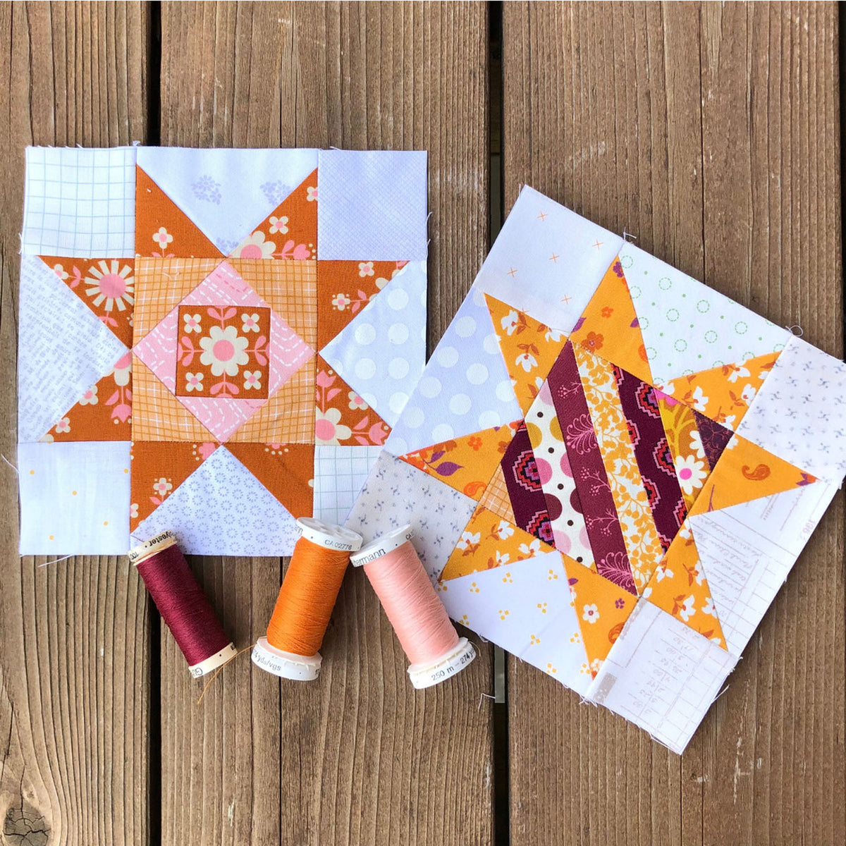 6" Scrappy Stars Foundation Pad - Leila Gardunia Design