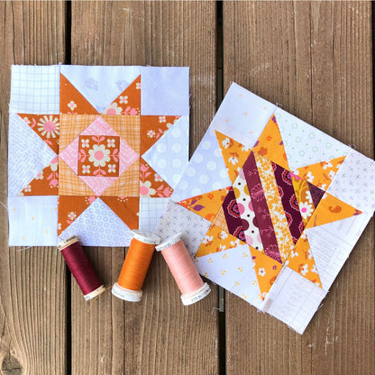 6" Scrappy Stars Foundation Pad - Leila Gardunia Design