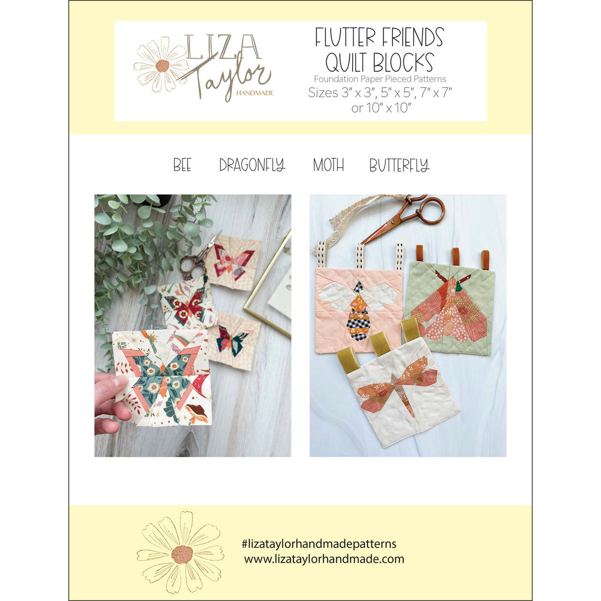 Flutter Friends - Liza Taylor Handmade