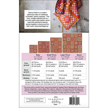 Granny Patch - Lo & Behold Stitchery