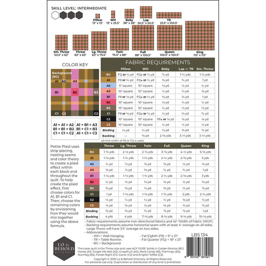 Petite Plaid - Lo & Behold Stitchery