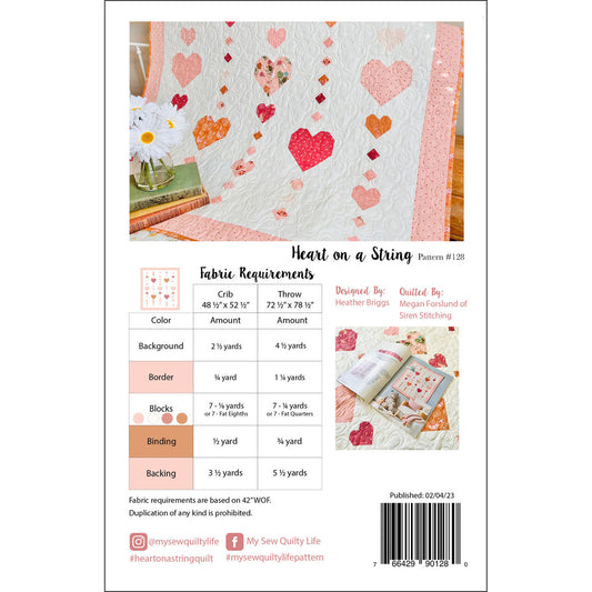 Heart on a String - My Sew Quilty Life