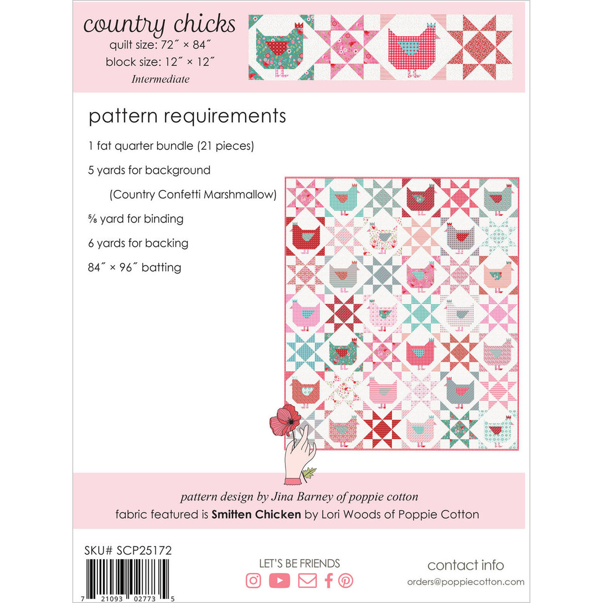 Country Chicks - Poppie Cotton