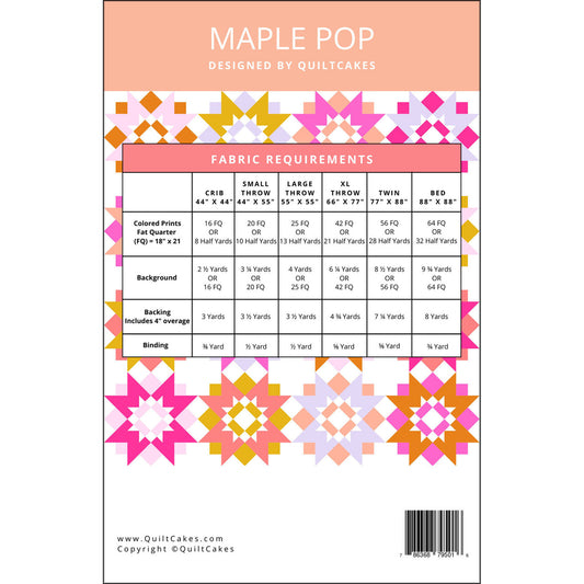 Maple Pop - Quilt Cakes