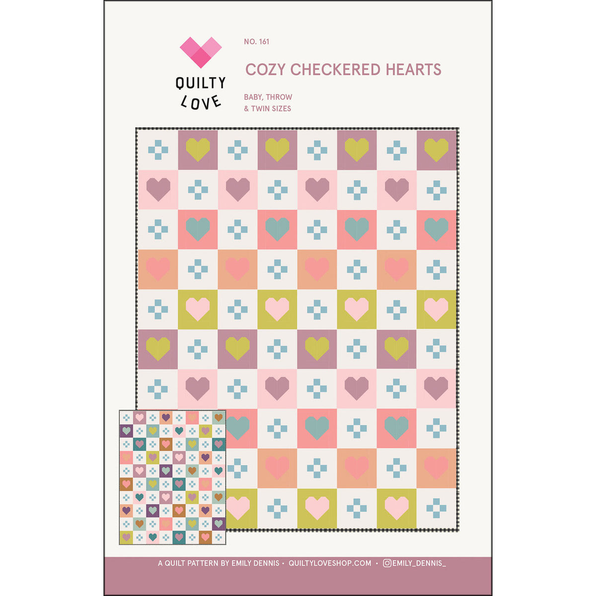 Cozy Checkered Hearts - Quilty Love