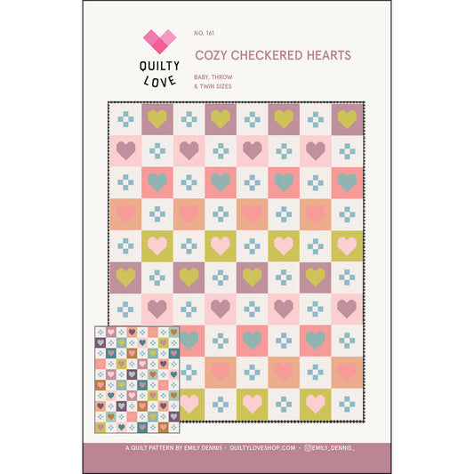 Cozy Checkered Hearts - Quilty Love