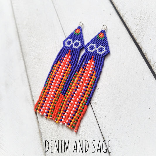 Metis dangle earrings