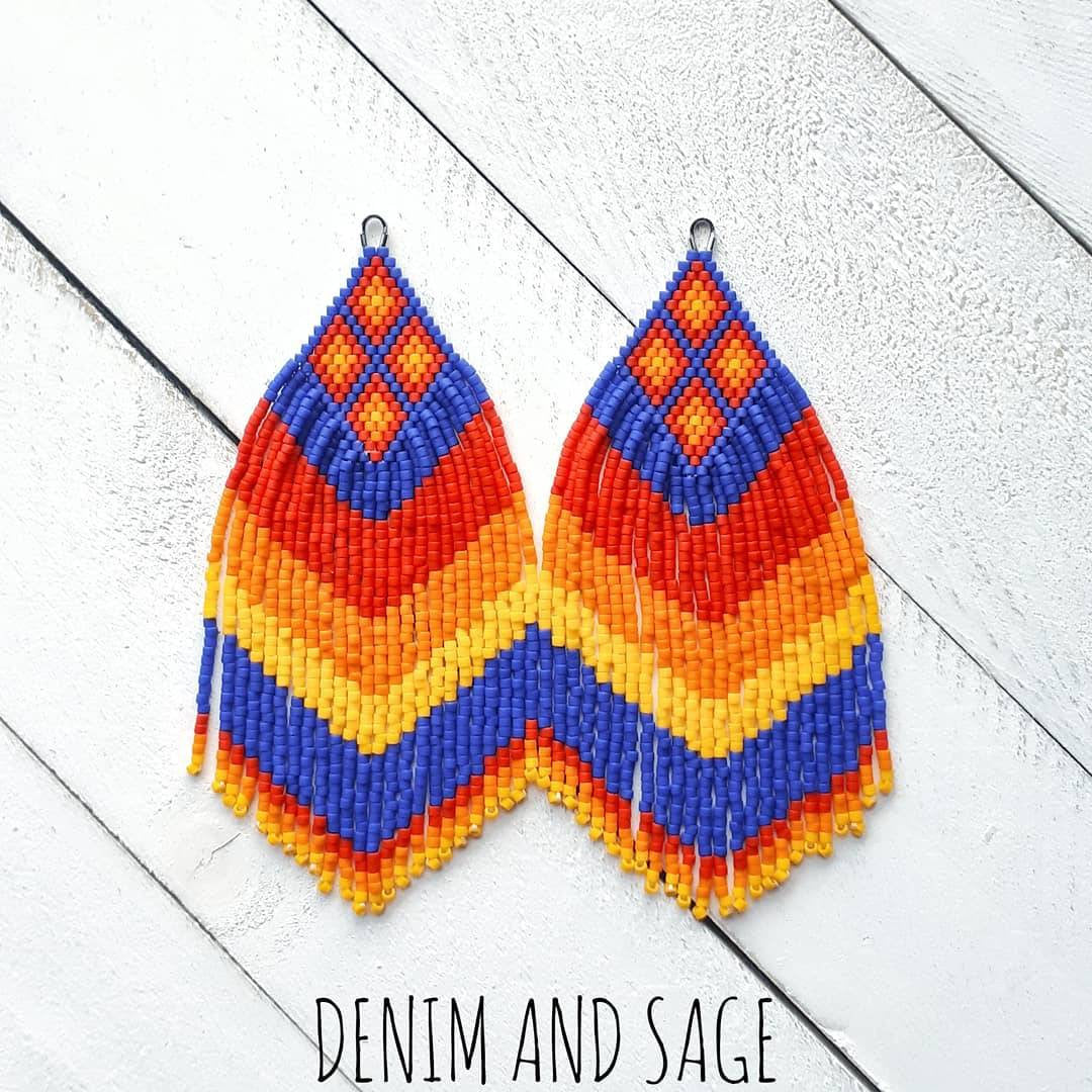 Fire earrings